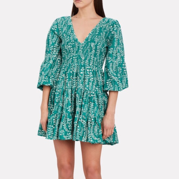 RIXO Sasha Floral Eyelet Mini Dress - Picture 5 of 12